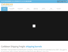 Tablet Screenshot of caribbeanshippingservice.com
